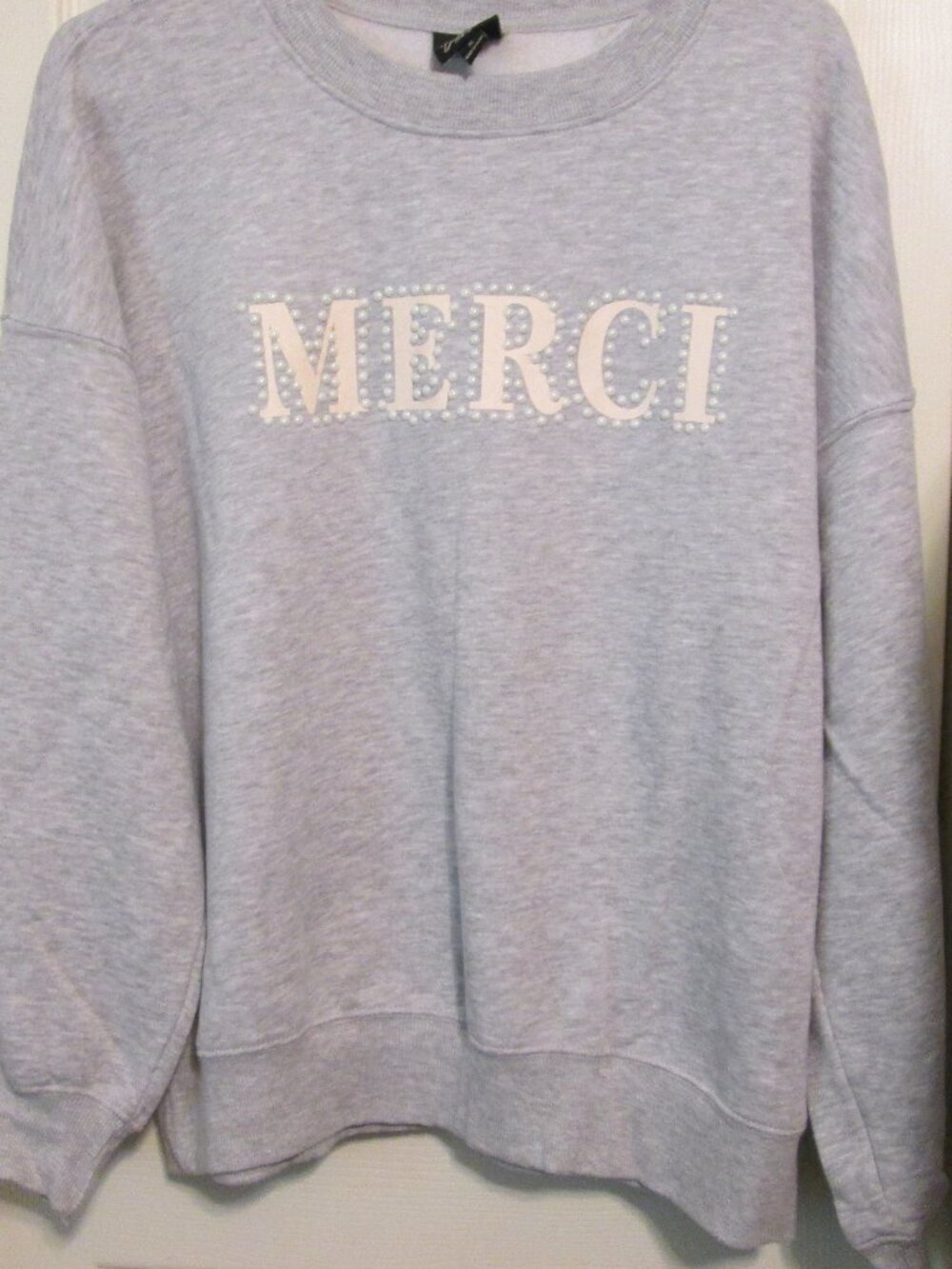 Oak & Trellis Graphic Light Gray Women's Sweatshirt Size XL